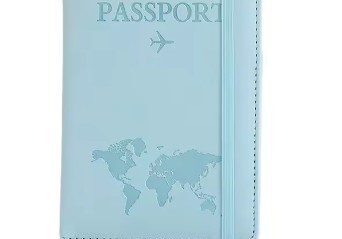 A passport cover with the word " passport " on it.