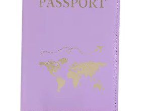 A passport cover with the word " passport " on it.